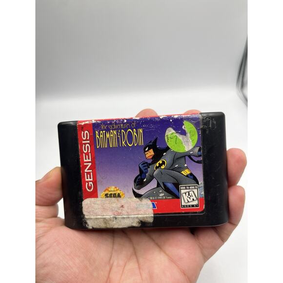 The Adventures of Batman and Robin - SEGA Genesis - Cart Only - Tested - Picture 4 of 5